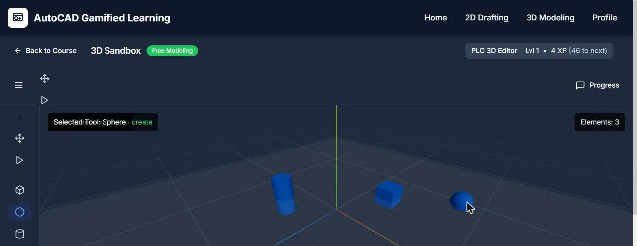 Three.js 3D sandbox